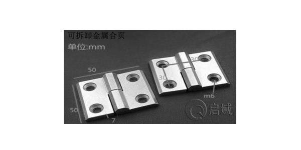 可拆卸金屬合頁