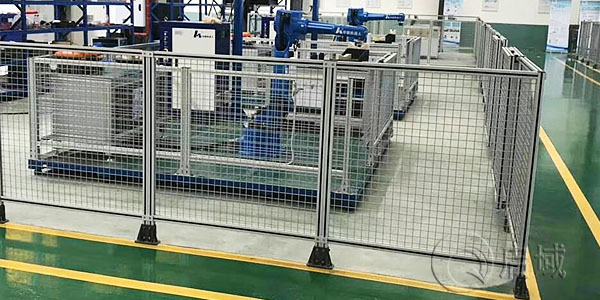 工業鋁型材圍欄組裝方式